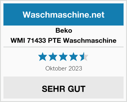 Beko WMI 71433 PTE Waschmaschine Test