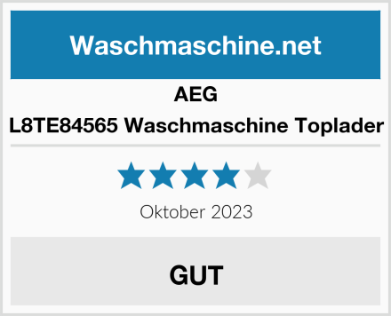 AEG L8TE84565 Waschmaschine Toplader Test