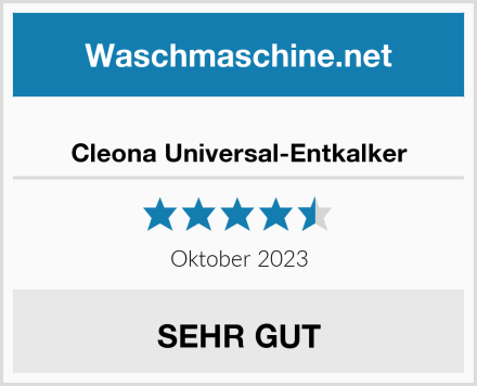  Cleona Universal-Entkalker Test