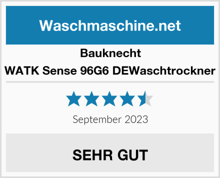 Bauknecht WATK Sense 96G6 DEWaschtrockner Test