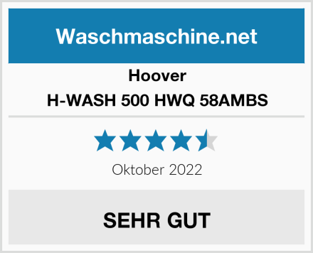 Hoover H-WASH 500 HWQ 58AMBS Test