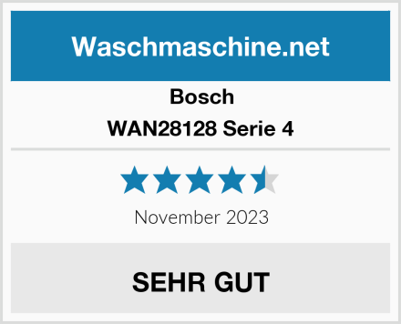 Bosch WAN28128 Serie 4 Test