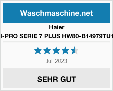 Haier I-PRO SERIE 7 PLUS HW80-B14979TU1 Test